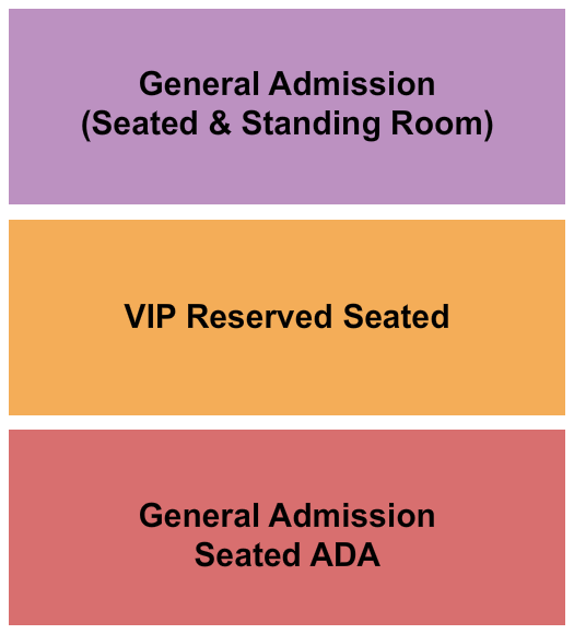 04 Center Seating Chart: GA/VIP Reserved