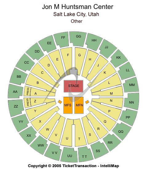 Jon M. Huntsman Center Seating Chart: Other