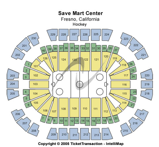 Save Mart Center Concert Seating Chart