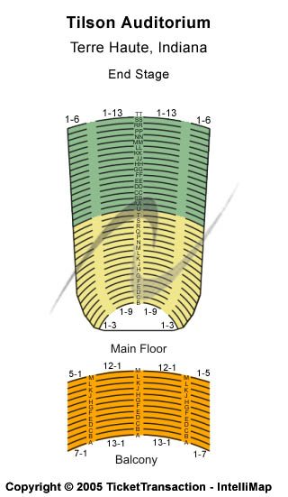 Tilson Auditorium Seating Chart