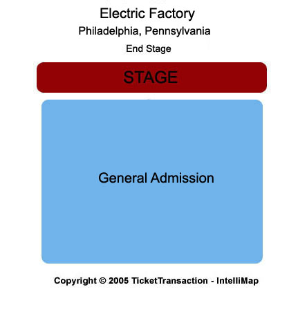 Electric Factory Philadelphia Pa Seating Chart