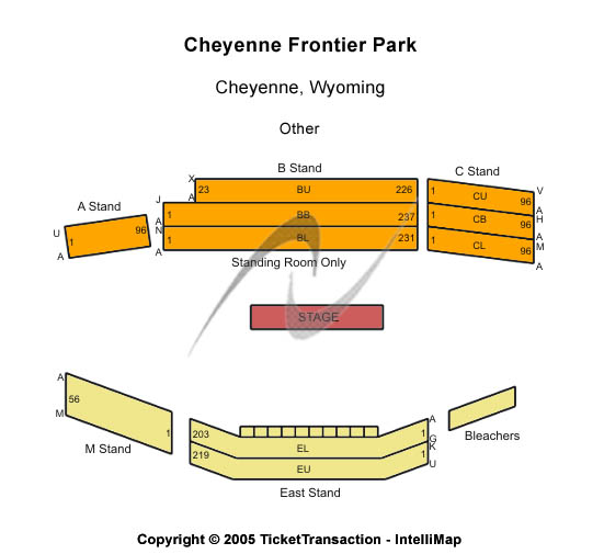 Cheyenne Frontier Days Arena Seating Chart: Other