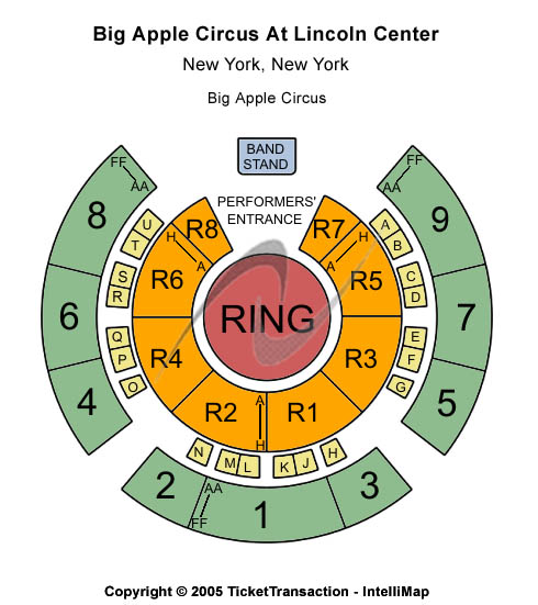 Lincoln Center Seating Chart