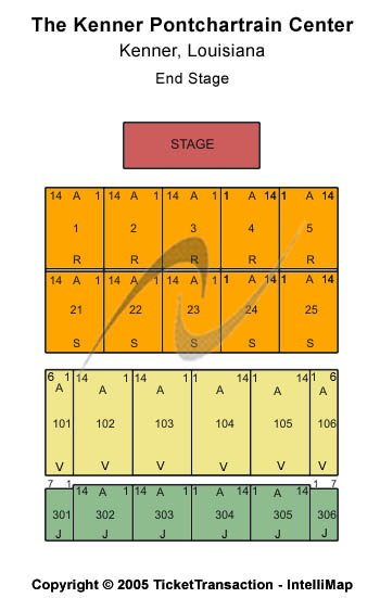 Kenner Pontchartrain Center Seating Chart