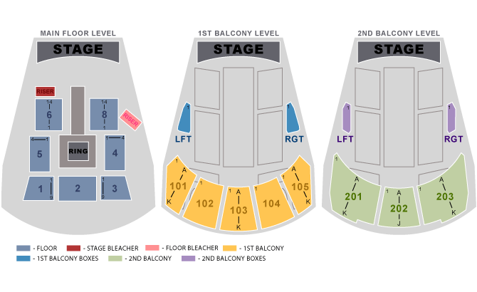 Hammerstein Ballroom Seating Chart
