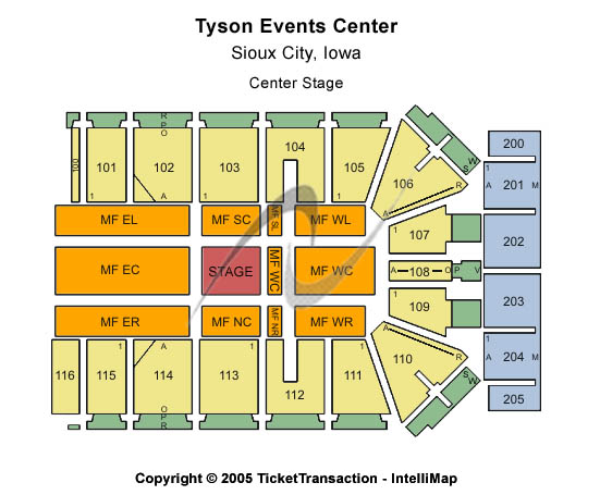 Disney On Ice Tickets | Seating Chart | Tyson Events Center | Center Stage