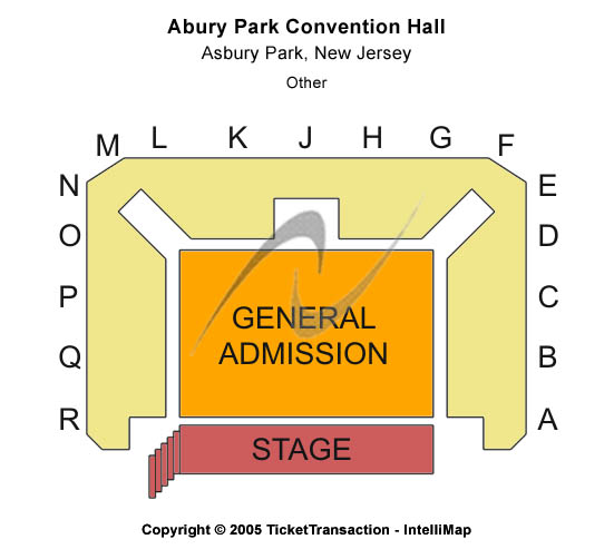 Asbury Park Convention Hall Seating Chart