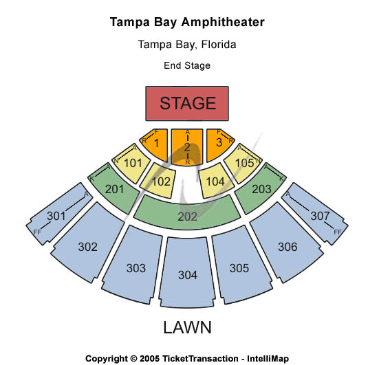 Amphitheatre Tickets | Seating Chart | Tampa Bay Amphitheatre