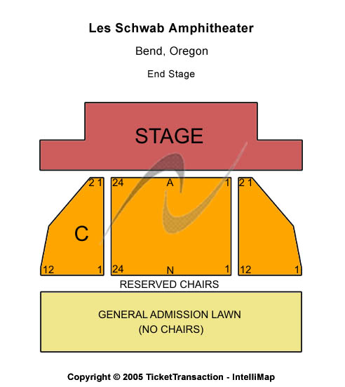 Les Schwab Amphitheater Seating Chart