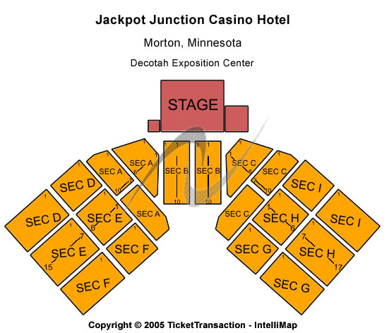 Jackpot Junction Casino Hotel Seating Chart