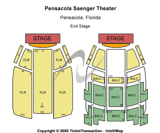 Saenger Theatre Seating Chart