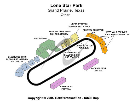 Lone Star Park Map