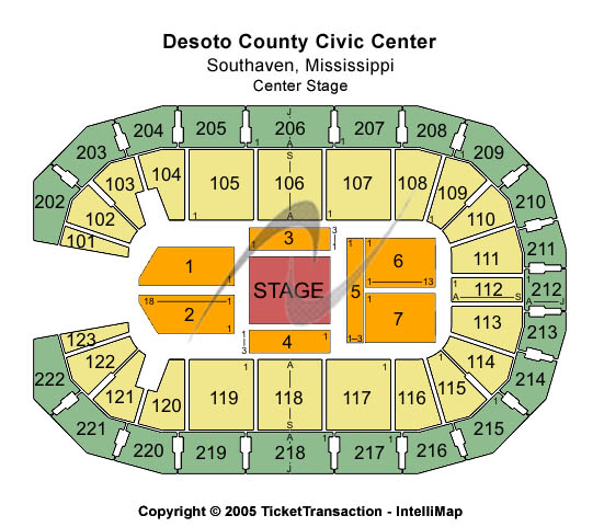 Desoto Civic Center Southaven Ms Seating Chart