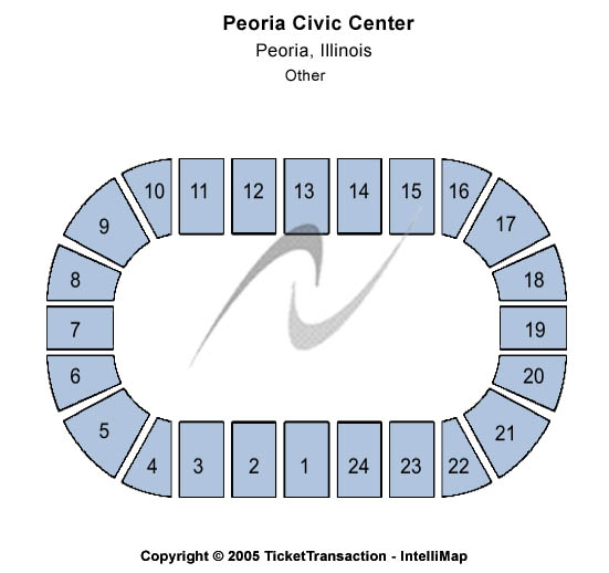 Elton John Tickets Seating Chart Peoria Civic Center Other