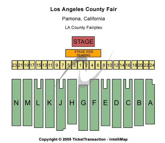 Los Angeles County Fair Seating Map