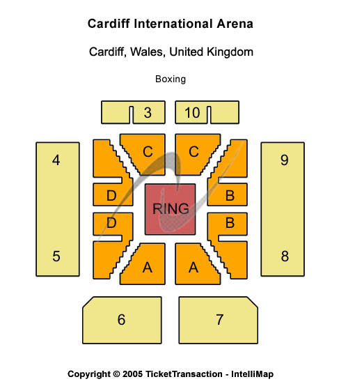 Utilita Arena Cardiff Seating Chart: Boxing