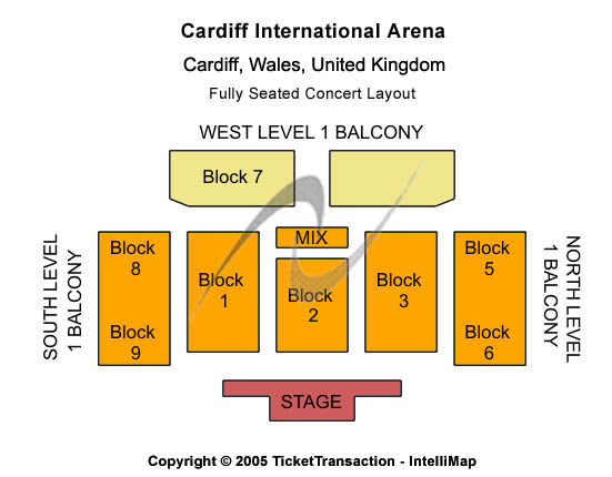 Motorpoint Arena Cardiff Seating Chart