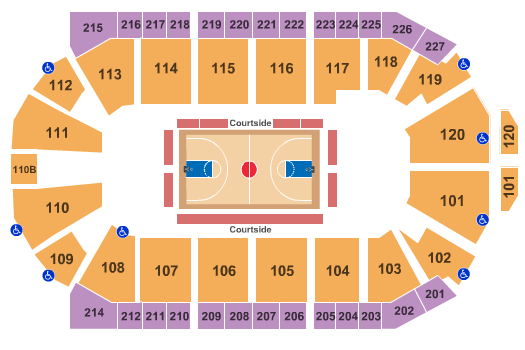 1st Bank Center Broomfield Seating Chart