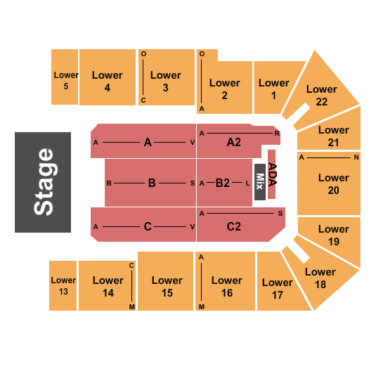 1st Summit Arena at Cambria County War Memorial Seating Chart: Price is Right