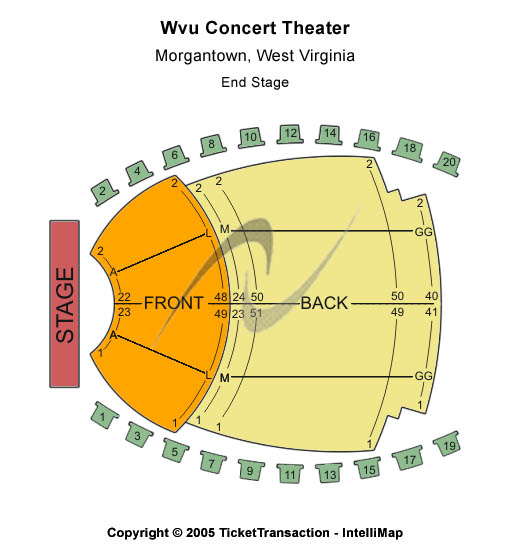 Lyell B Clay Concert Theatre Seating Chart