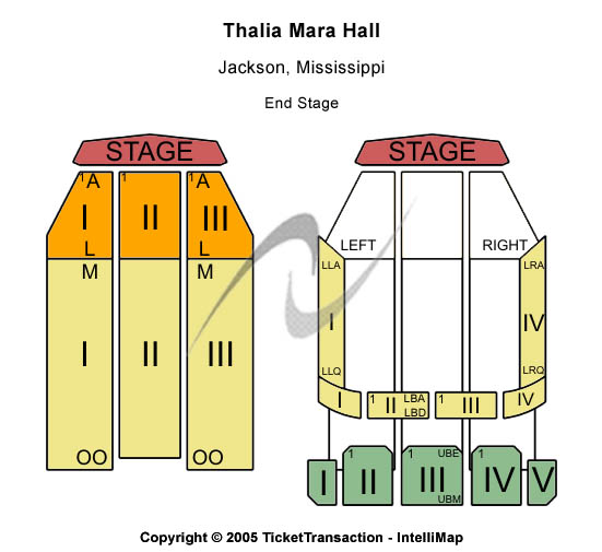 Thalia Mara Hall Seating Chart