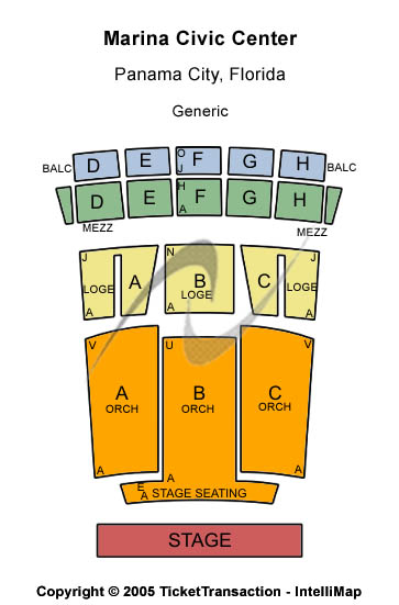 Marina Civic Center Seating Chart