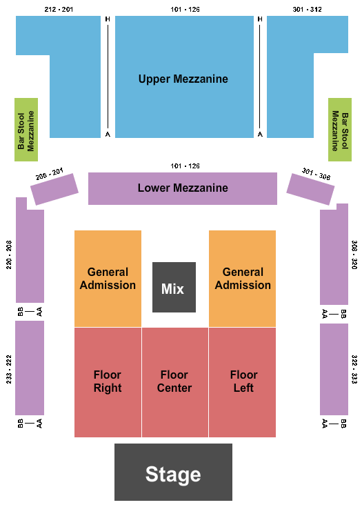 Crouse Hinds Theater Seating Chart