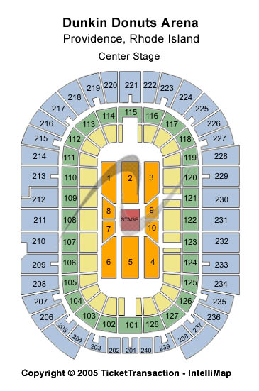 Disney On Ice Tickets | Seating Chart | Dunkin Donuts Center | Center Stage