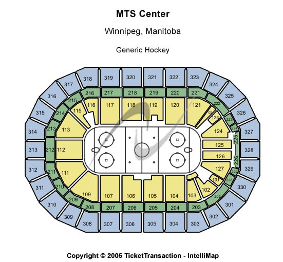 MTS Centre Seating Chart