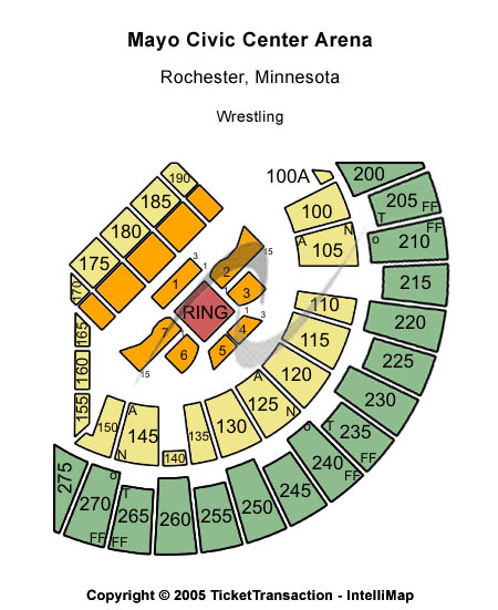 Mayo Civic Center Arena Seating Chart