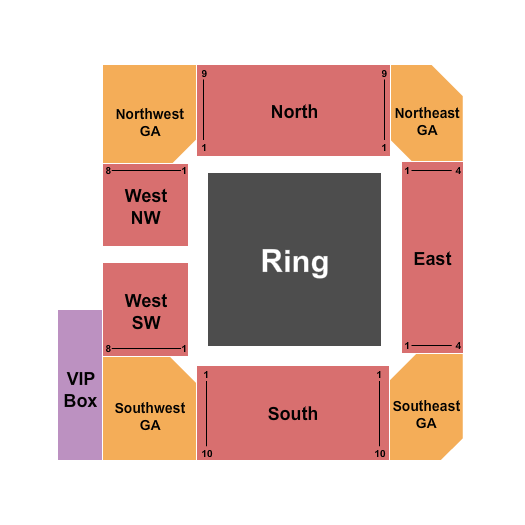 2300 Arena Seating Chart