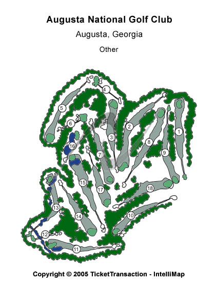 Augusta National Golf Club Seating Chart