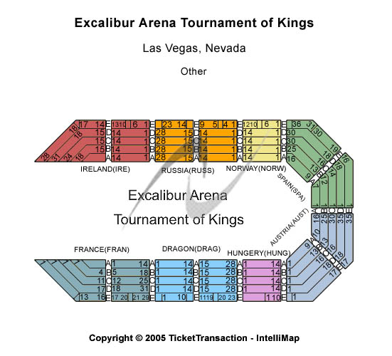 Tournament of Kings  Excalibur Hotel & Casino