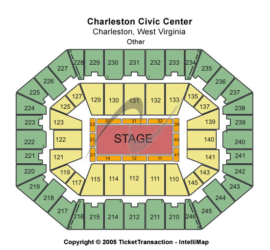 Seating Chart Civic Center