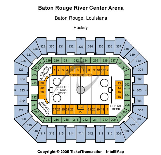 Baton River Center Seating Chart