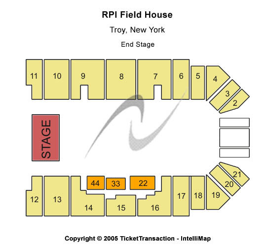 RPI Fieldhouse Seating Chart