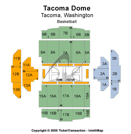 Tacoma Dome Seating Chart Nkotb
