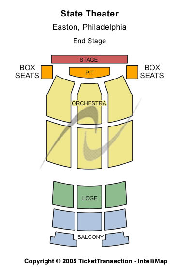 State Theatre Seating Chart