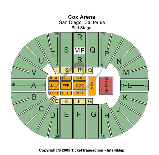 Viejas Arena At Aztec Bowl Seating Chart