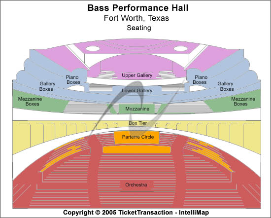 Bass Performance Hall Seating Chart