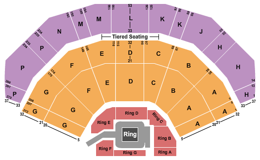 3Arena Seating Chart: WWE