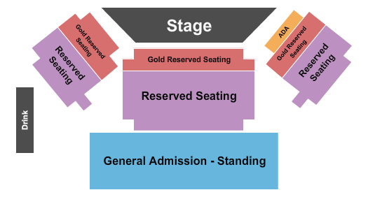 3S Artspace Seating Chart: Endstage 2- Rear SRO