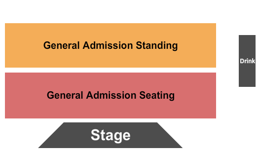 3S Artspace Seating Chart: GASeated/GAStanding
