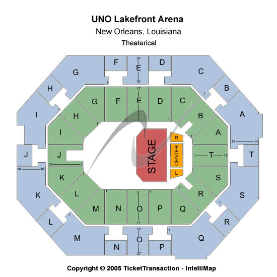 Sesame Street Live Tickets Seating Chart UNO Lakefront Arena Other