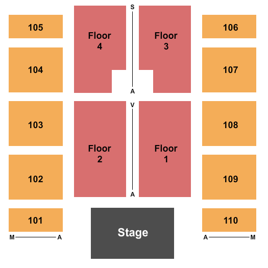 4 Bears Casino And Lodge Seating Chart: Endstage 2