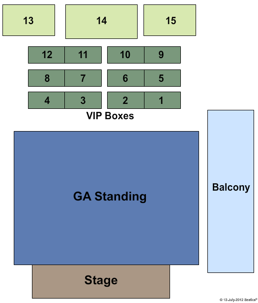 4th And B Seating Chart