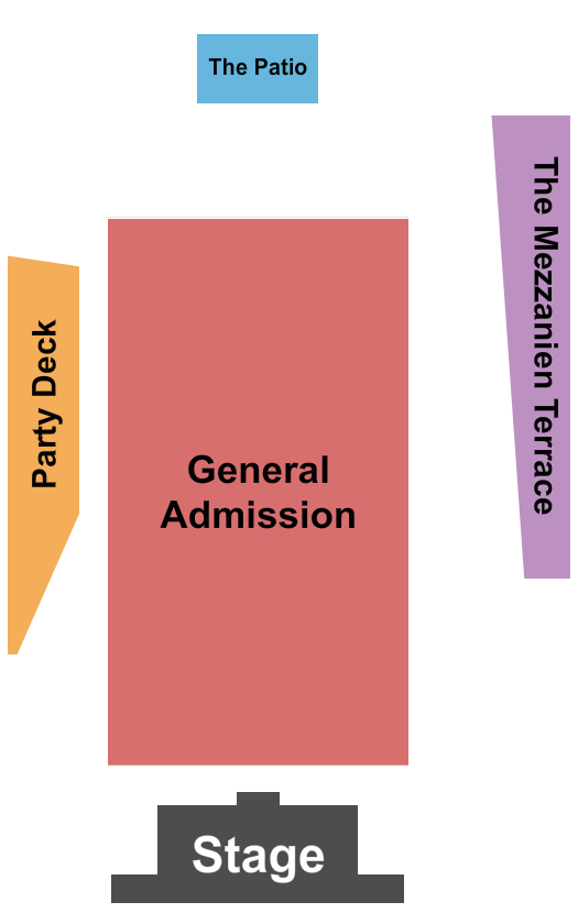 4th Street Live Seating Chart: Endstage GA