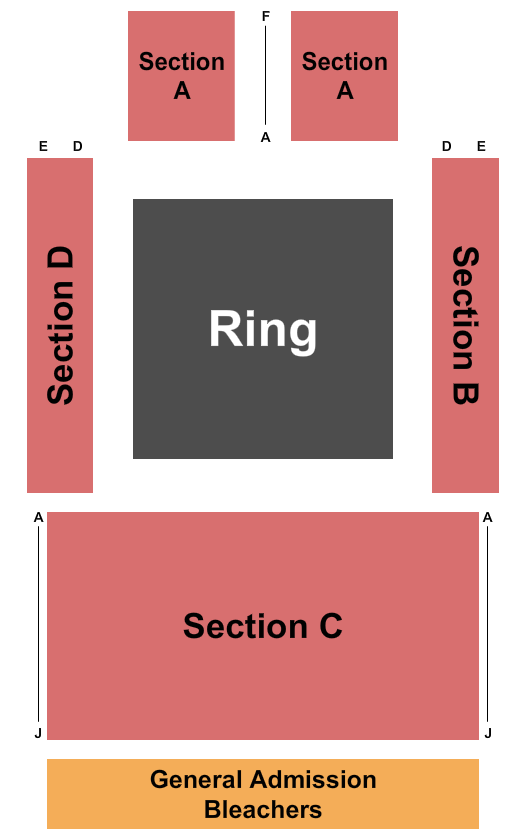 500 Pearl Seating Chart: Midget Wrestling