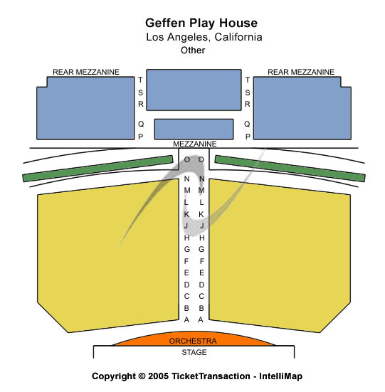 Geffen Playhouse Seating Chart