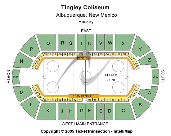 Tingley Coliseum Seating Chart Concert